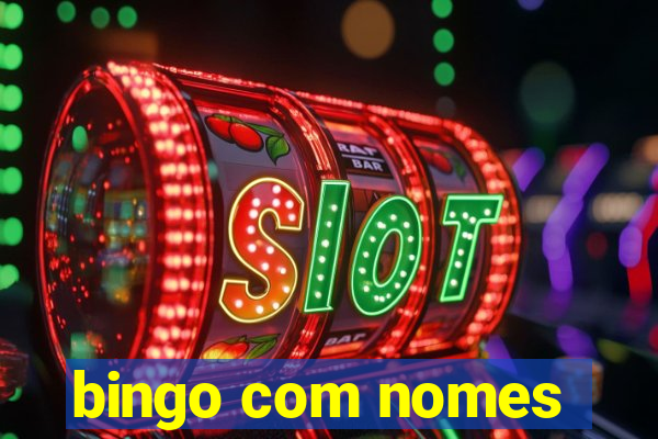 bingo com nomes